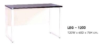 โต๊ะทำงานโล่ง ขาเหล็ก รุ่น LEG-1200