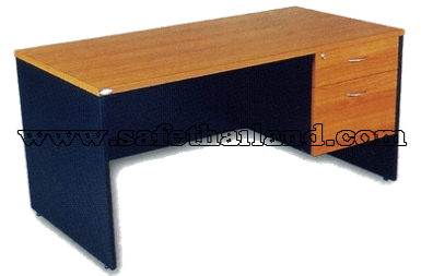 โต๊ะทำงานไม้  รุ่น M-PMD-5002 R,L ขนาด ( 75 x 150 x 75 )  สองลิ้นชัก