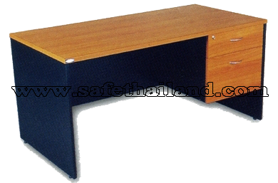 โต๊ะทำงานไม้  รุ่น M-PMD-5002 R,L ขนาด ( 75 x 150 x 75 )  สองลิ้นชัก